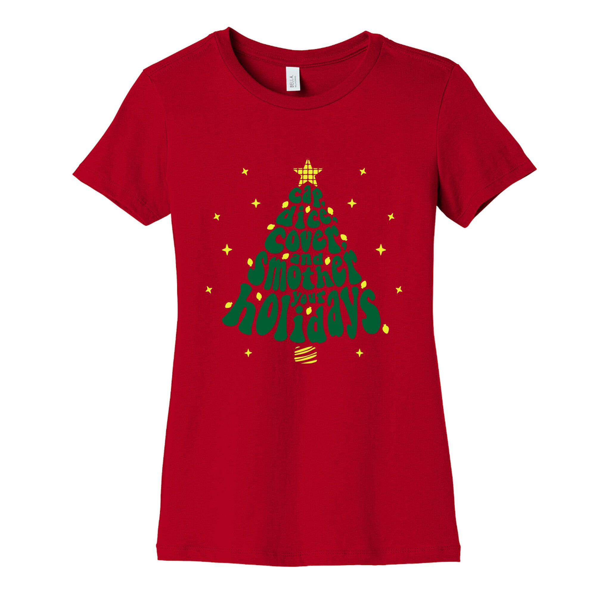 Waffle House Christmas Womens Cotton Tee